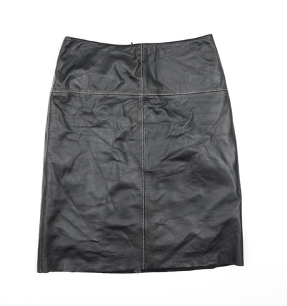 Per Una Womens Black   A-Line Skirt Size 14