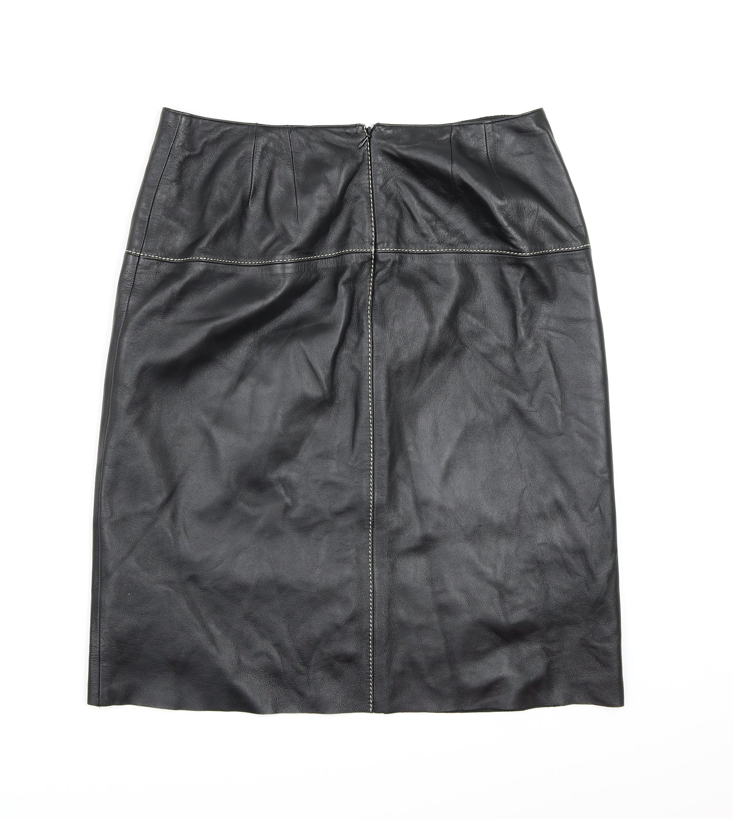 Per Una Womens Black   A-Line Skirt Size 14