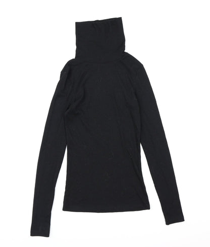 New Look Womens Black  Knit Pullover Jumper Size 8