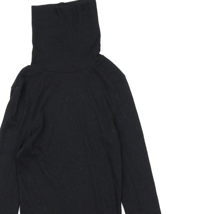 New Look Womens Black  Knit Pullover Jumper Size 8