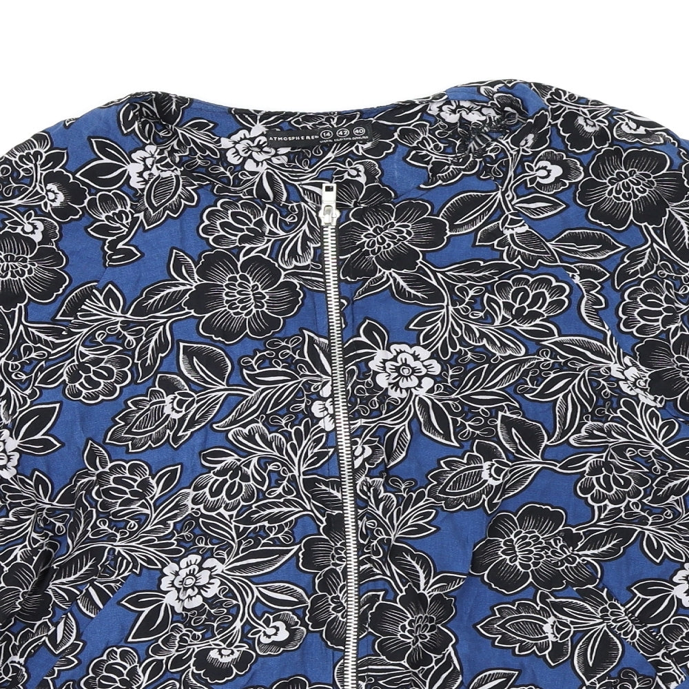 Womens UK Size 14 Atmosphere Blue Jacket