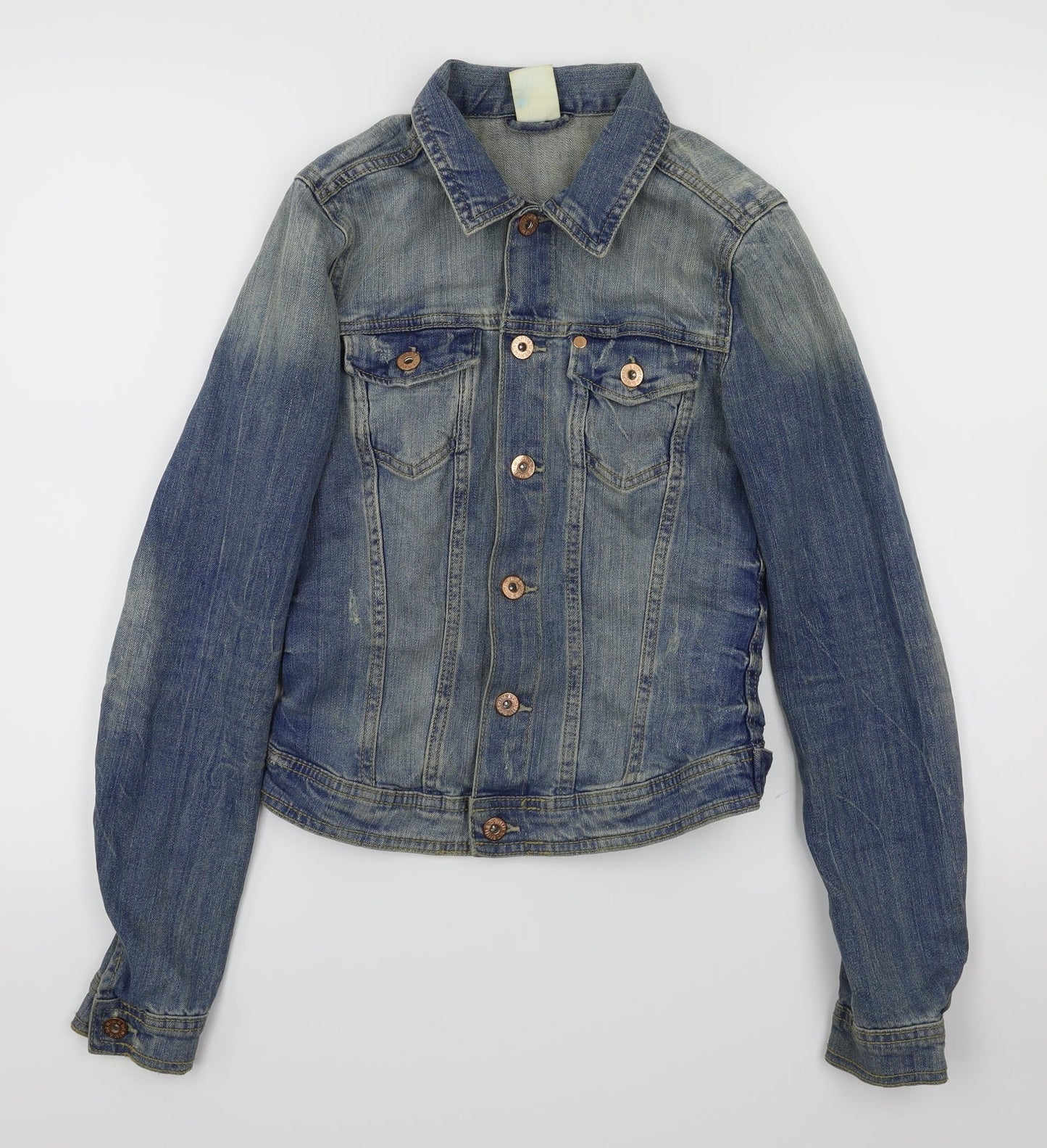 Womens UK Size 4 H&M Blue Jacket