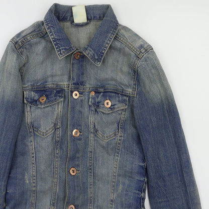 Womens UK Size 4 H&M Blue Jacket