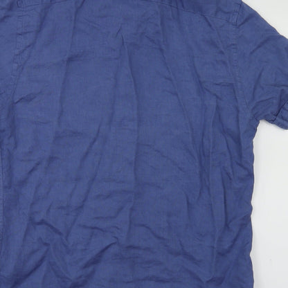 zara man Mens Blue    T-Shirt Size L