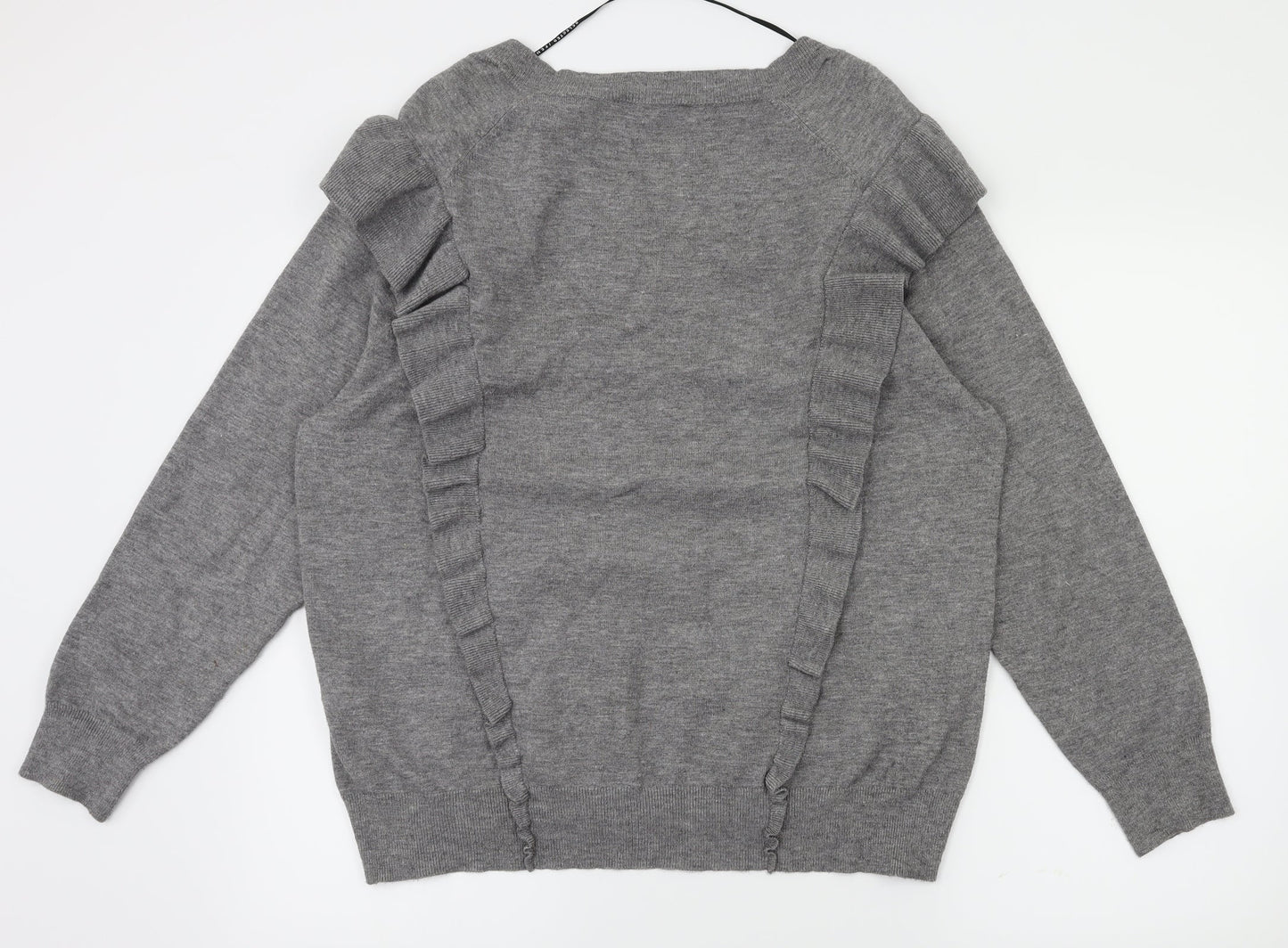 Selected Womens Grey   Pullover Jumper Size M
