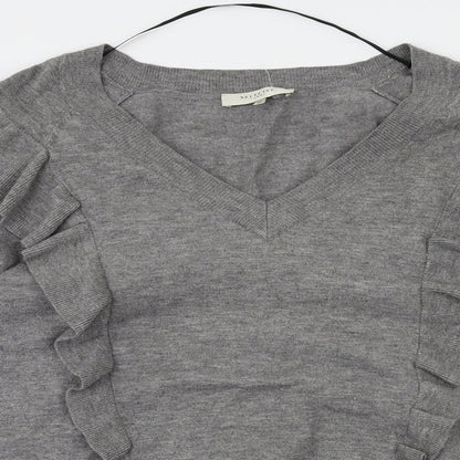 Selected Womens Grey   Pullover Jumper Size M
