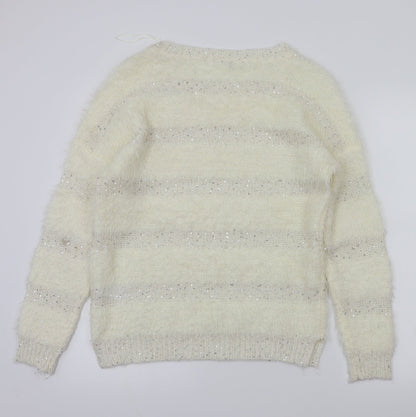 F&F Womens Ivory   Pullover Jumper Size 10