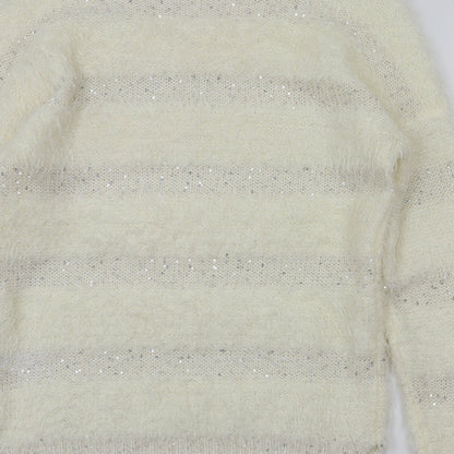 F&F Womens Ivory   Pullover Jumper Size 10