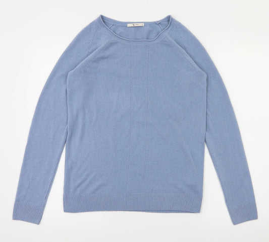 TU Womens Blue   Basic T-Shirt Size 10