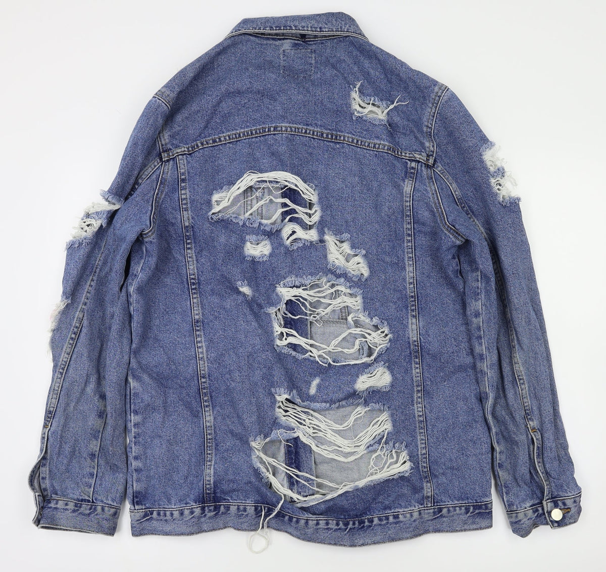 Denim & Co. Womens Blue   Jacket  Size 12