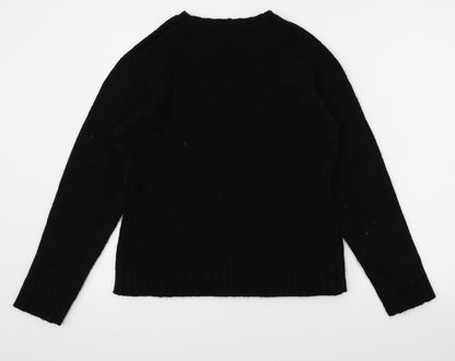 editions Womens Black   Pullover Sweatshirt Size M