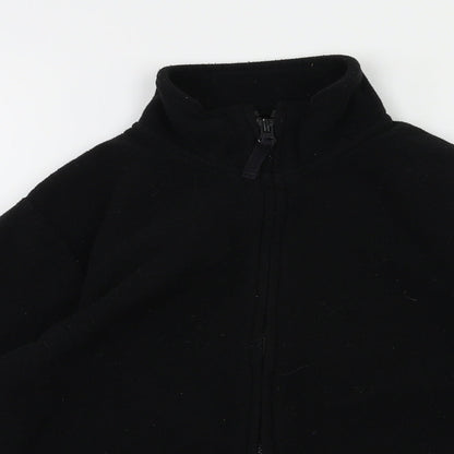 TU Boys Black   Full Zip Jumper Size 7 Years