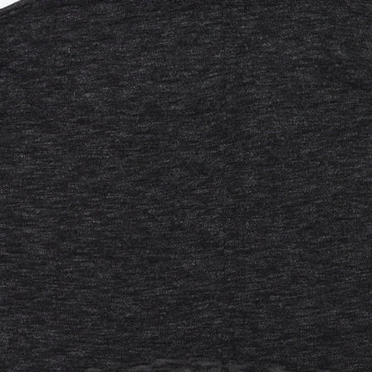 Womens UK Size 10 New Look Grey Basic T-Shirt