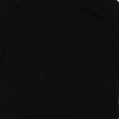 Womens UK Size XS Only Black Basic T-Shirt