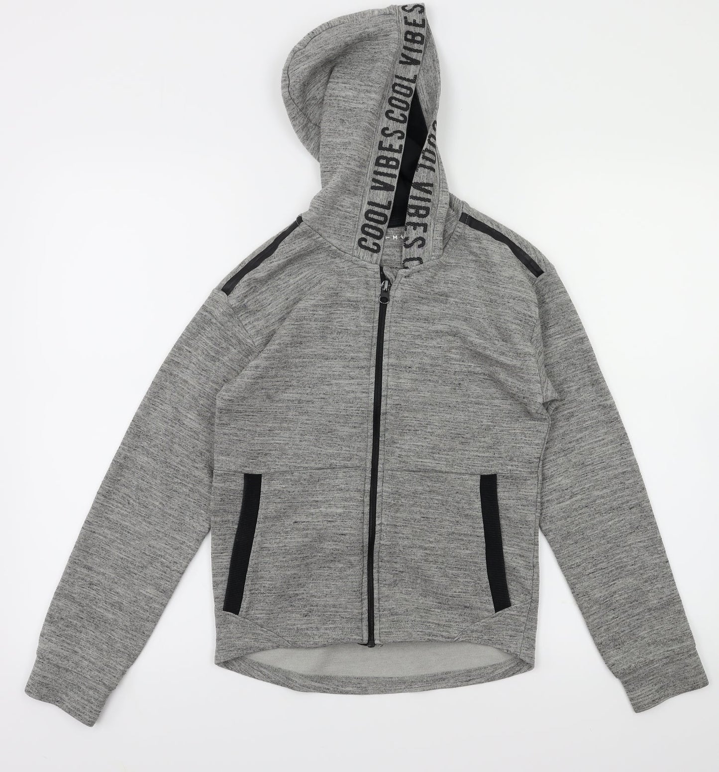 Nutmeg Boys Grey   Full Zip Hoodie Size 9-10 Years