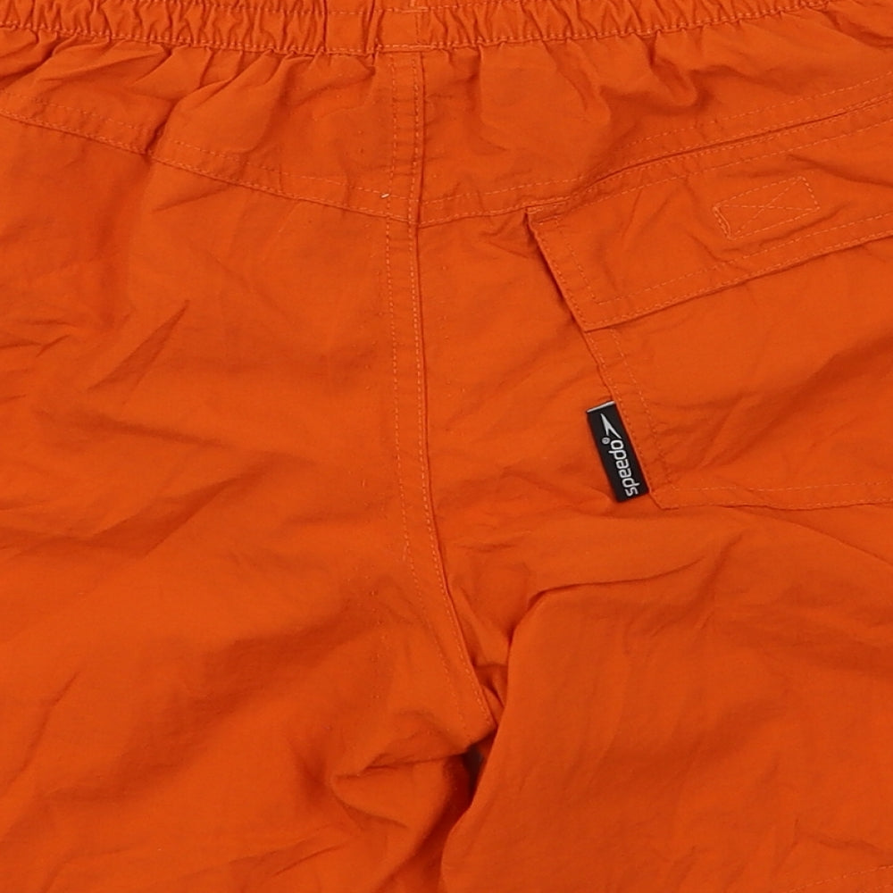 Speedo Boys Orange   Sweat Shorts Size M
