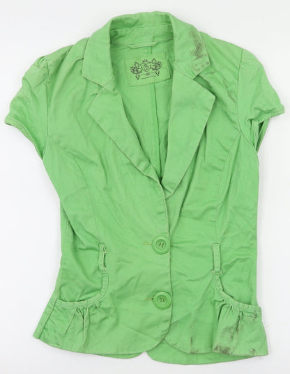 Womens UK Size 8 New Look Gold Jacket
