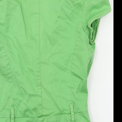Womens UK Size 8 New Look Gold Jacket