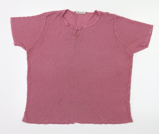 Berkertex Womens Pink   Basic T-Shirt Size 18