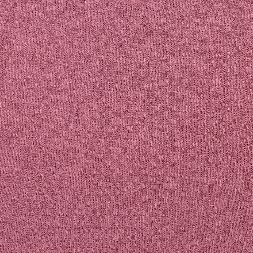 Womens UK Size 18 Berkertex Pink Basic T-Shirt