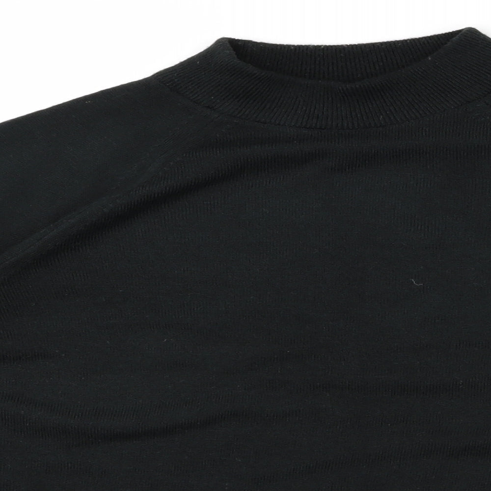 BHS Womens Black  Knit Pullover Jumper Size 10