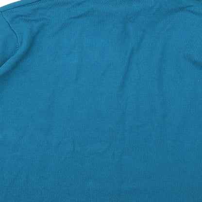 Angelina Azani Womens Blue  Knit Pullover Jumper Size L