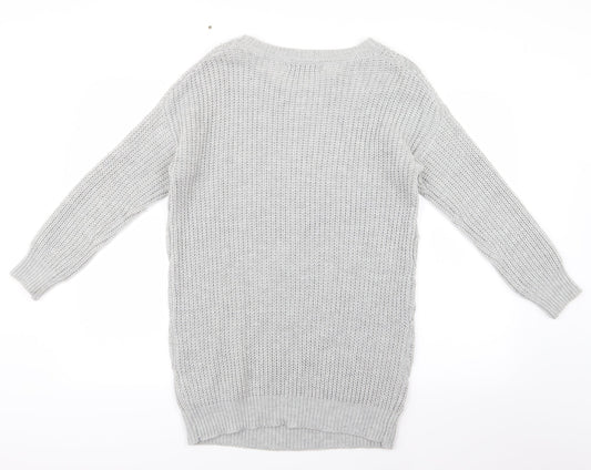 Atmosphere Womens Grey  Knit Pullover Jumper Size 10