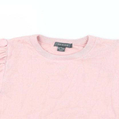 Primark Womens Pink  Knit Pullover Jumper Size 10