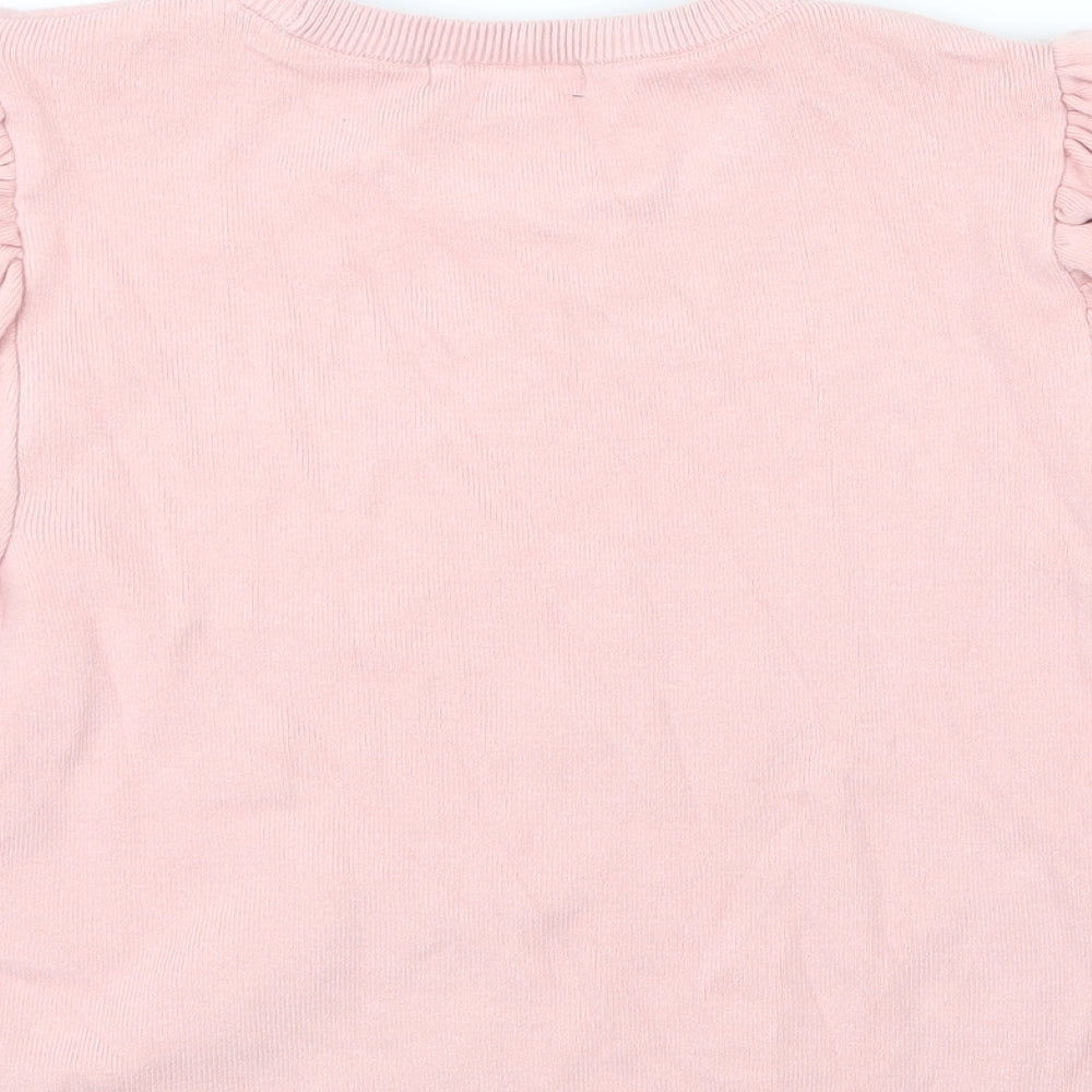 Primark Womens Pink  Knit Pullover Jumper Size 10
