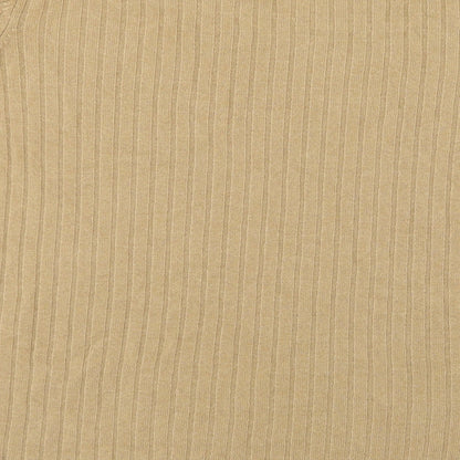 Womens UK Size 18 BHS Beige Basic T-Shirt