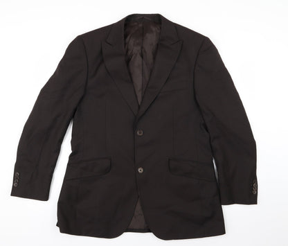 Mens UK Size 38 Jones Regular Black Suit Jacket