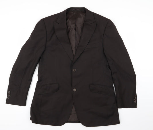 Mens UK Size 38 Jones Regular Black Suit Jacket