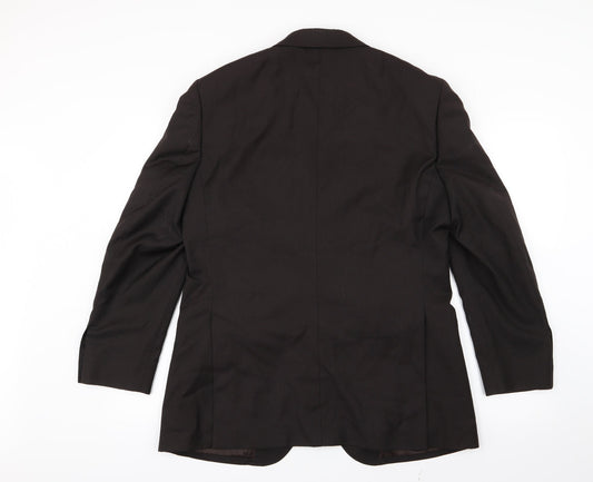 Mens UK Size 38 Jones Regular Black Suit Jacket