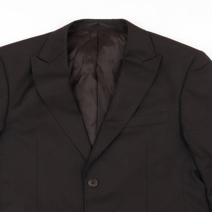 Mens UK Size 38 Jones Regular Black Suit Jacket