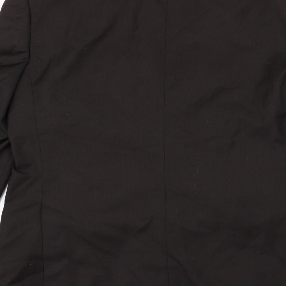 Mens UK Size 38 Jones Regular Black Suit Jacket