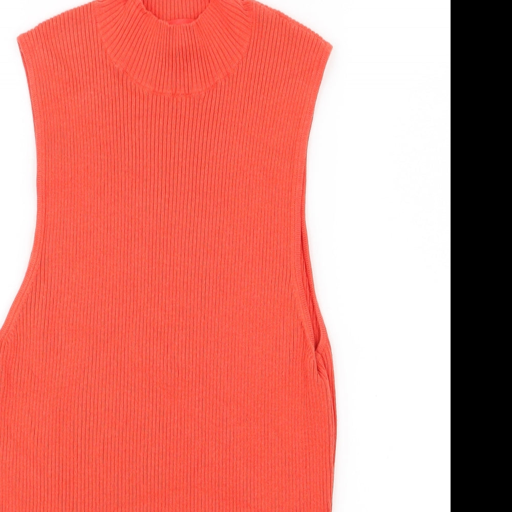 Womens UK Size 12 NEXT Pink Basic T-Shirt