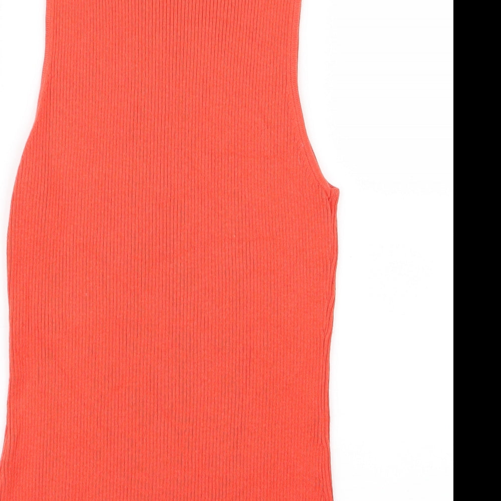 Womens UK Size 12 NEXT Pink Basic T-Shirt