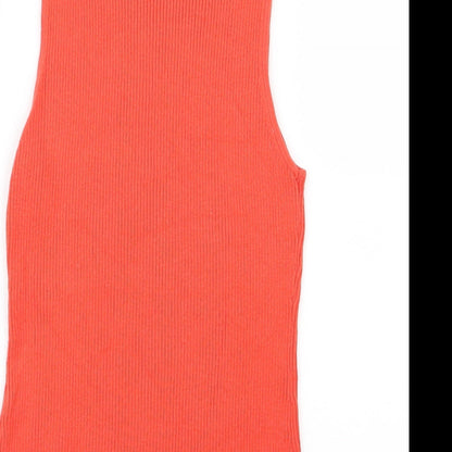 Womens UK Size 12 NEXT Pink Basic T-Shirt