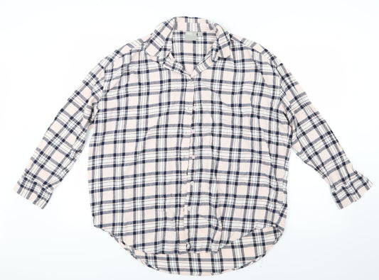 Womens UK Size 8 ASOS Pink Basic Button-Up