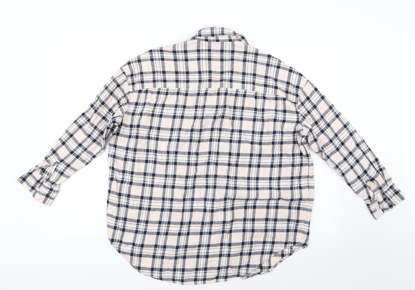 Womens UK Size 8 ASOS Pink Basic Button-Up