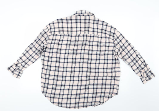Womens UK Size 8 ASOS Pink Basic Button-Up
