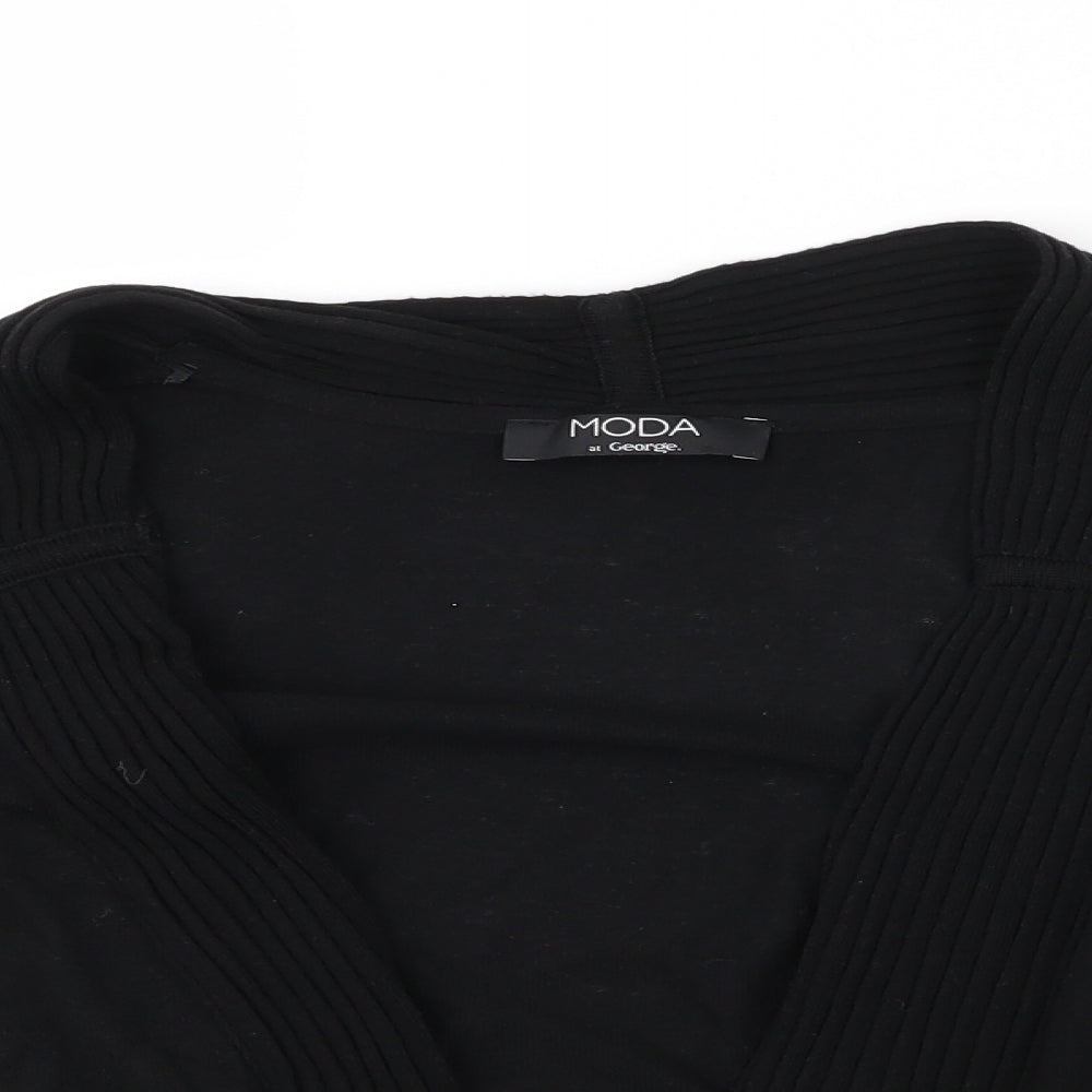 George Womens Black   Cardigan Jumper Size 14