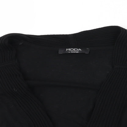 George Womens Black   Cardigan Jumper Size 14