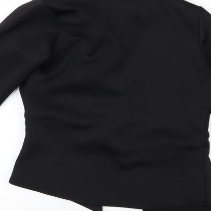Womens UK Size 10 Boohoo Black Jacket