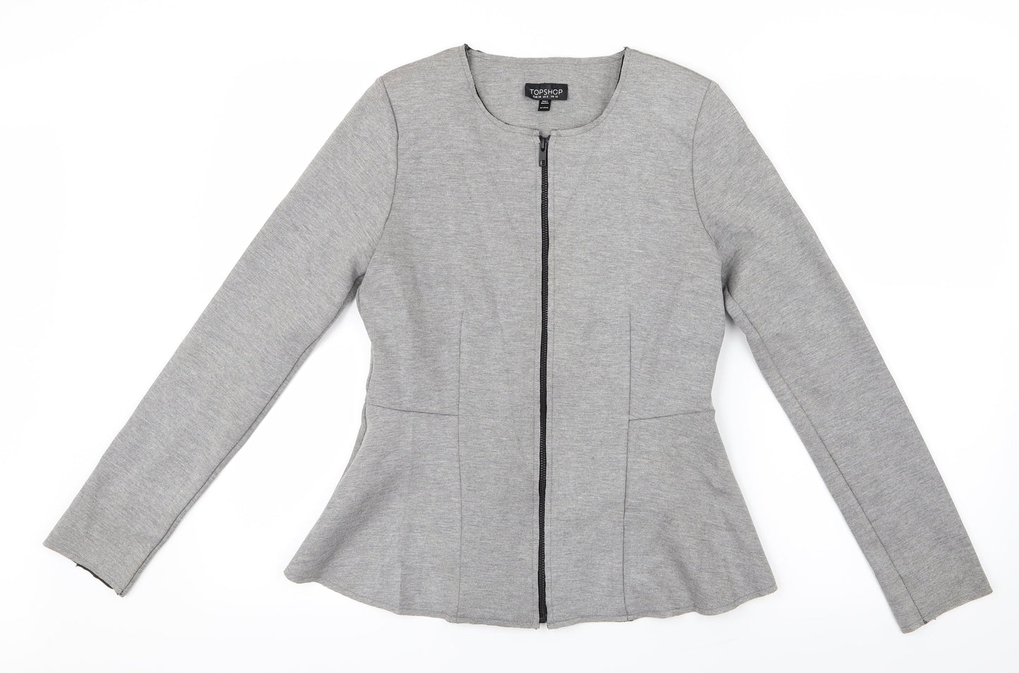 Womens UK Size 10 Topshop Grey Jacket
