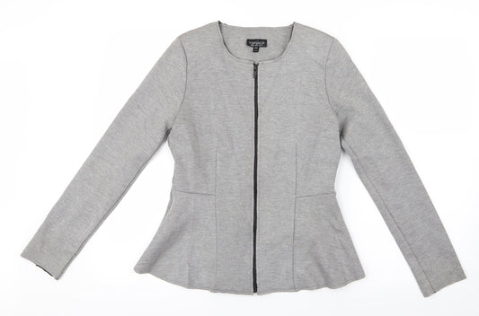Womens UK Size 10 Topshop Grey Jacket