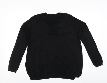 Marks & Spencer Womens Black   Pullover Jumper Size M