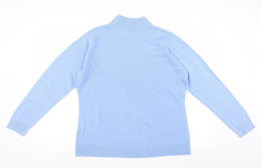 First Avenue Womens Blue   Pullover Jumper Size L