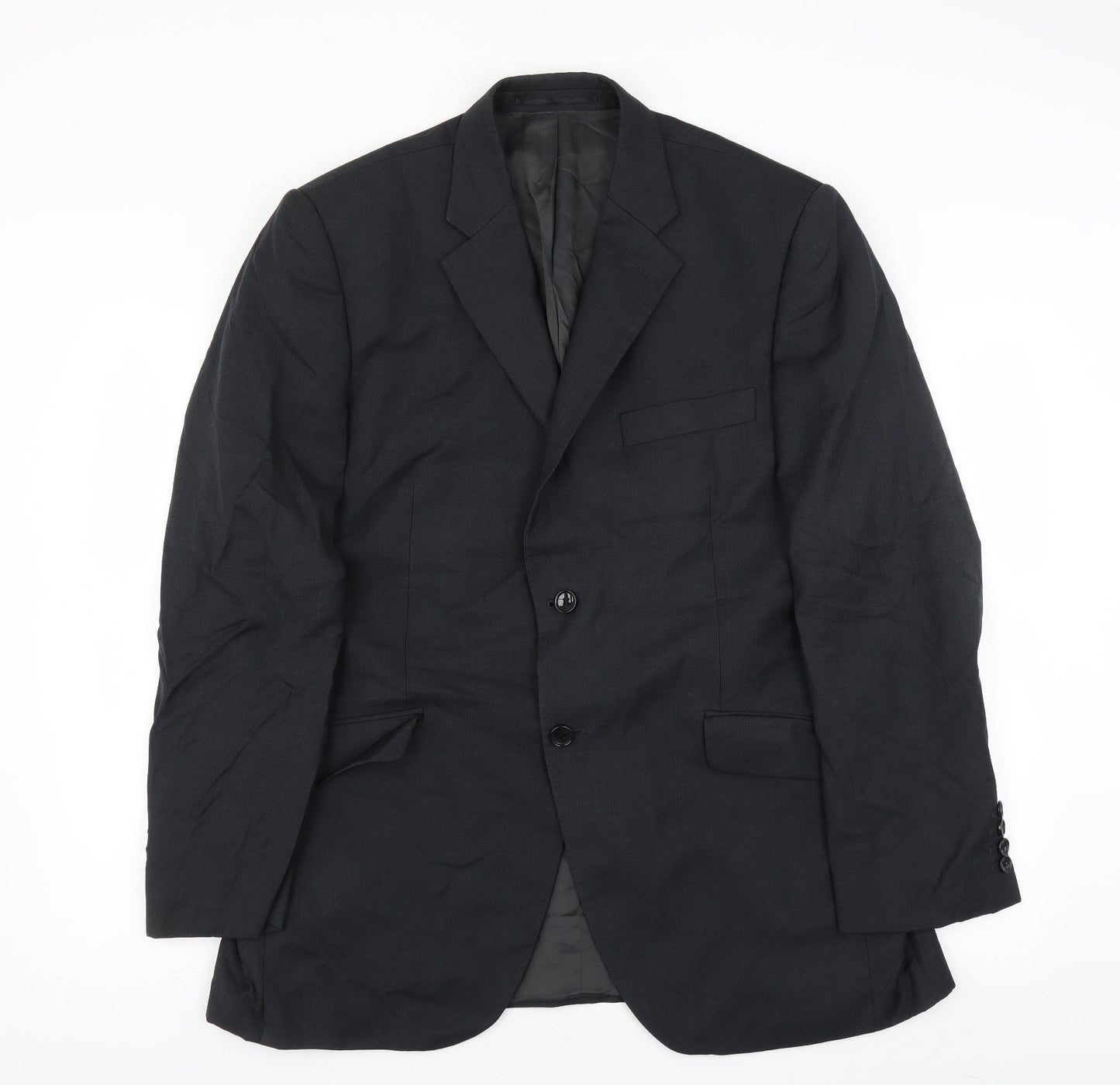 Mens UK Size 42 Howick Regular Black Suit Jacket