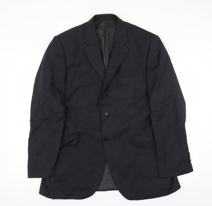 Mens UK Size 42 Howick Regular Black Suit Jacket
